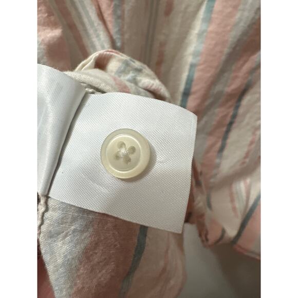 American Eagle XXL Men’s Beach/Paradise Striped Cotton Short Sleeve Shirt - Picture 7 of 7